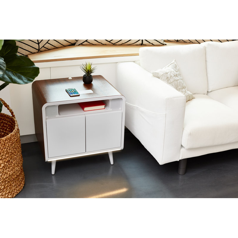 Sobro Smart End Table with BuiltIn Outlets & Reviews Wayfair